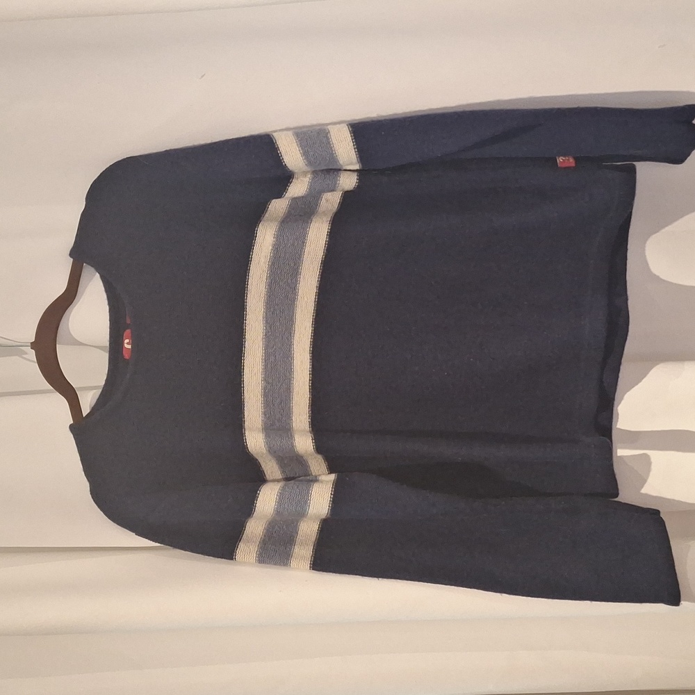 Y2K style Guess stripe sweater lambs wool blend size xl